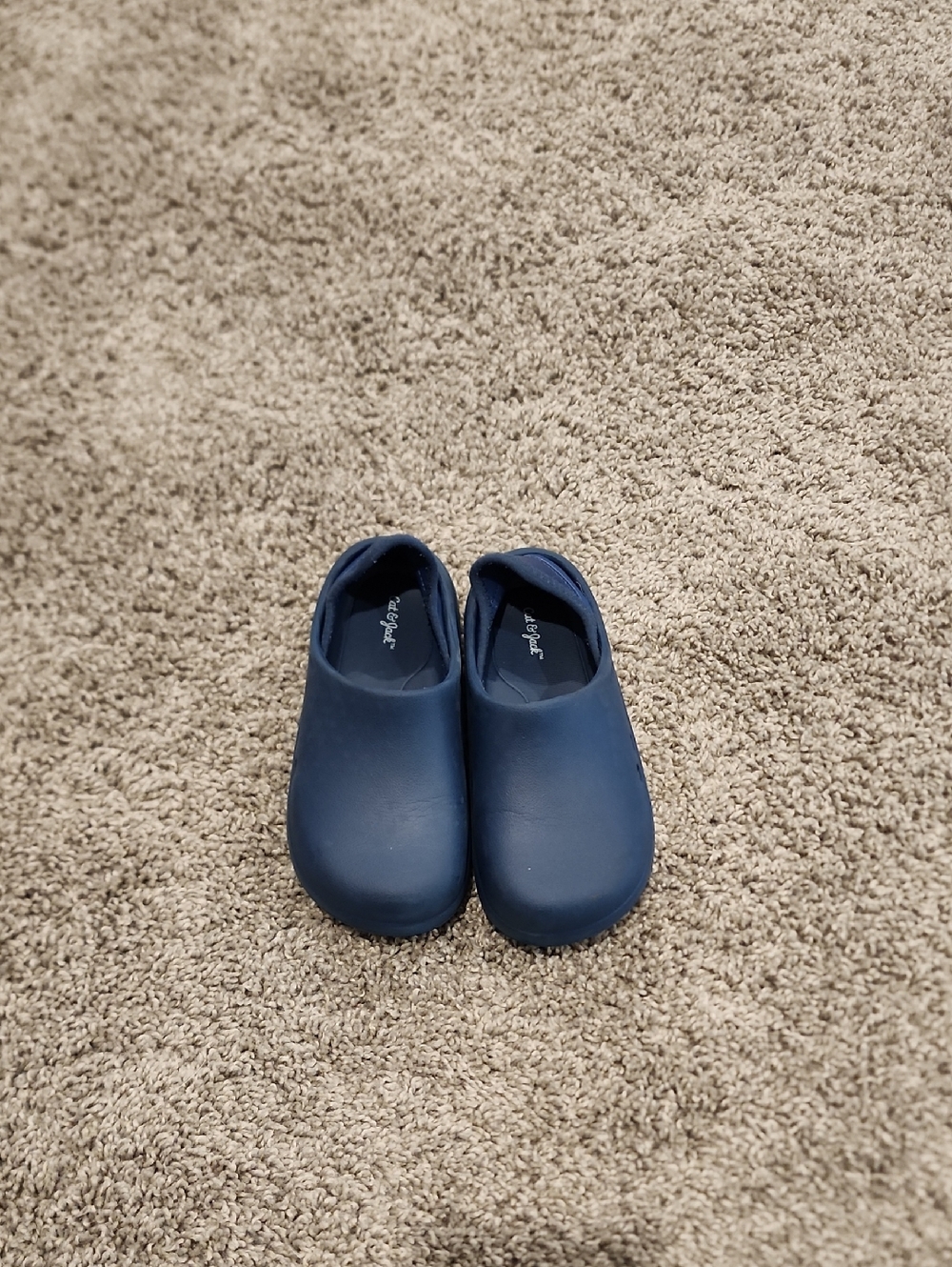 Cat & Jack Navy Kids Slip-On Clog Sandals